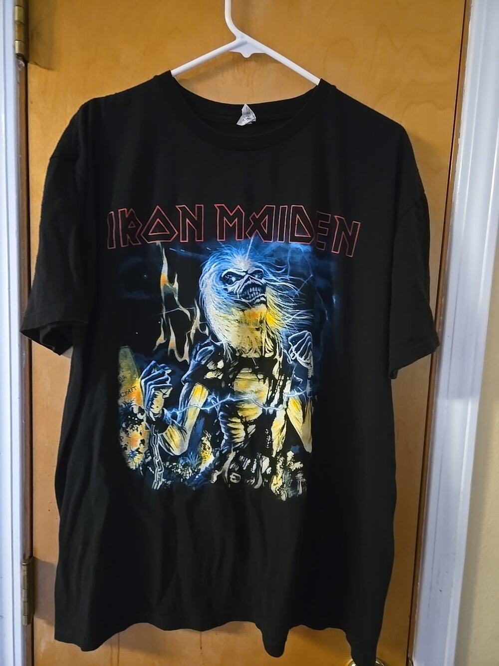 Vintage Rare 2000s Iron Maiden Band Pacific Shirt XL